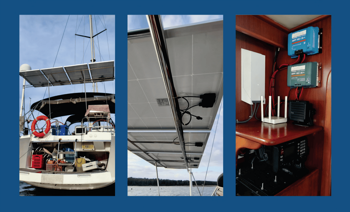 Instalasi Panel Surya di Kapal
